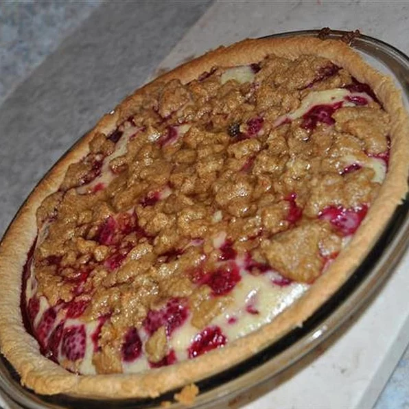 Mr. Bushman’s “Raspberry Sour Cream Pie”