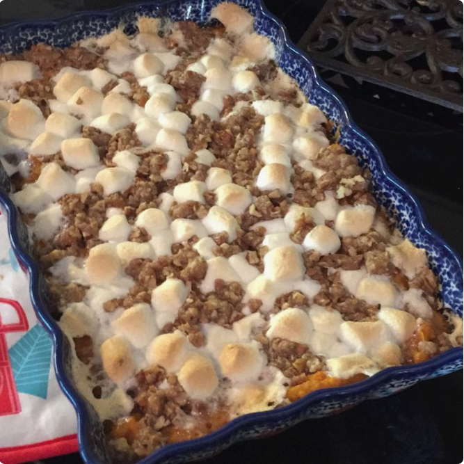 Ms. Trotter's Potato Casserole and her daughter's favorite food during the holidays. 