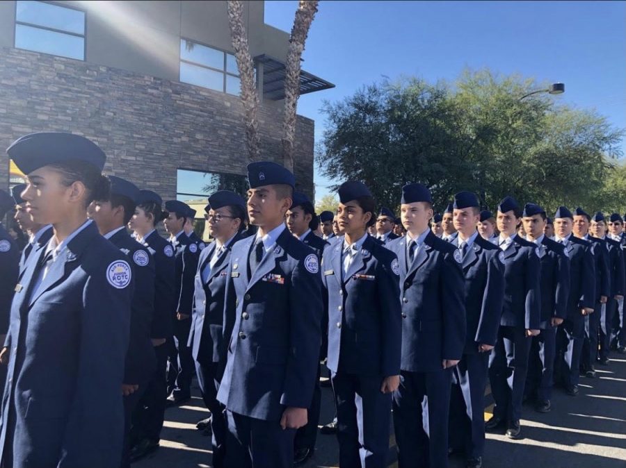 AFJROTC Cadets at Veterans Day Parade