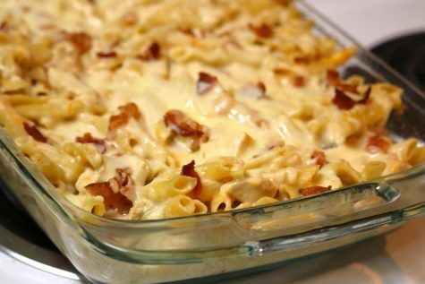 Chicken Ranch Pasta Bake