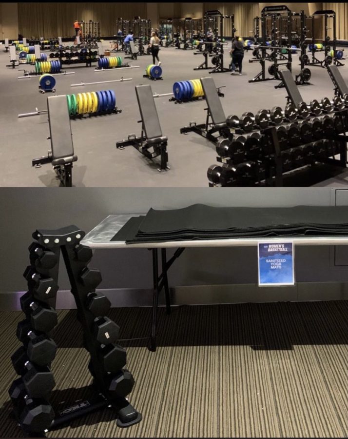 The differences between the mens and womens workout facilities at the NCAA tournament.