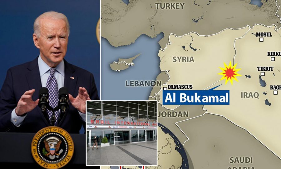 Region where Biden ordered the airstrikes.