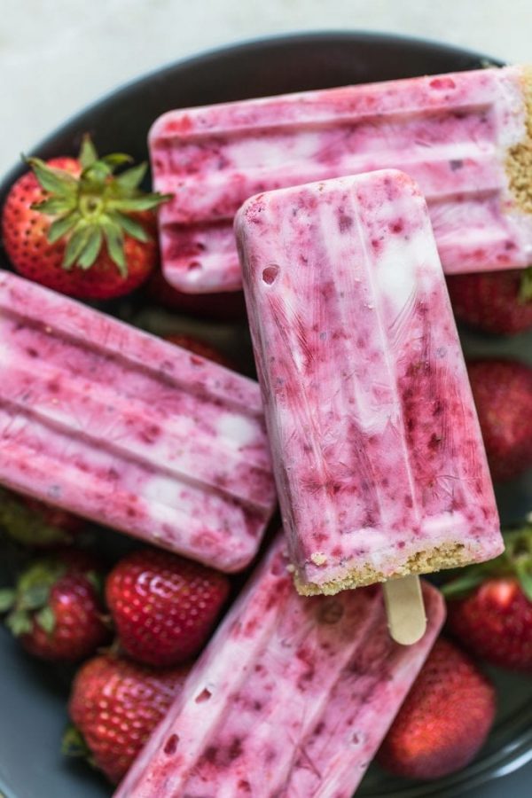This is the Strawberry Shortcake Popsicles with Yogurt.