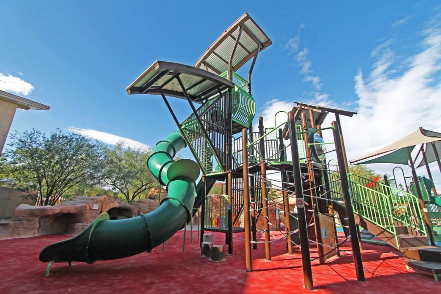 The newly renovated outdoor playground will be open.