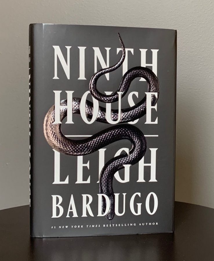 The current book McDow is reading, Ninth House by Leigh Bardugo