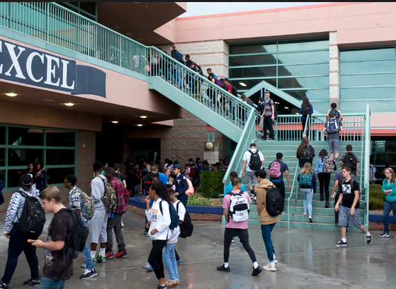 Shadow Ridge Students During Lunch