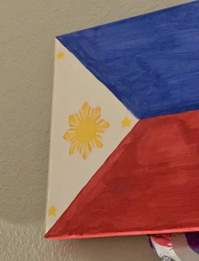 The Filipino flag shares a deep blue and red with the yellow sun and stars brightening its look