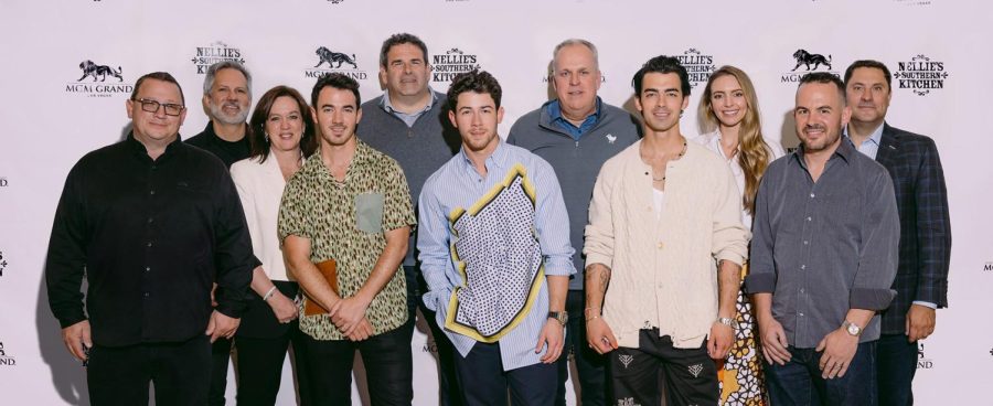 The Jonas family that is associated with the opening of the restaurant at MGM Grand Hotel 