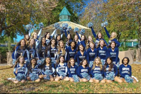 The Varsity and JV Cheer Teams!