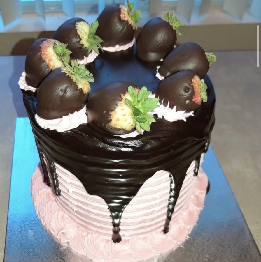 Peterson's Pantry Chocolate Covered Strawberry Cake!