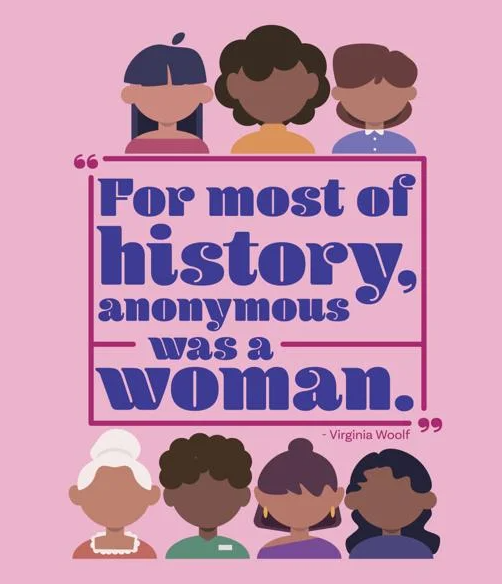 For most of history, anonymous was a woman.