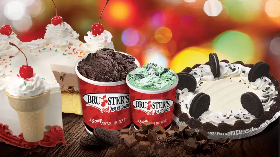 Some of items that are offered at Brusters real ice cream 