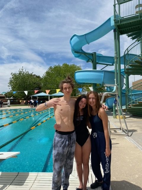 Arthur Anderson, Mikaela Berg, and Marley Martinez at one of last years meets