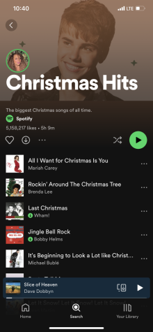 Spotifys Christmas Hits playlist.