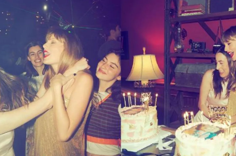 Swift at her 32nd birthday party last year