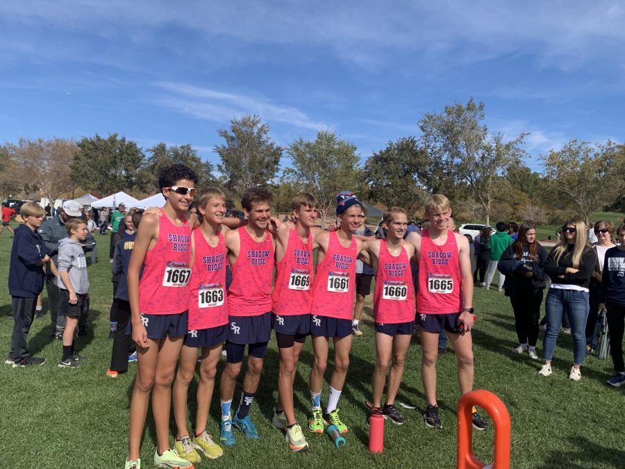 The Cross Country team after a race.