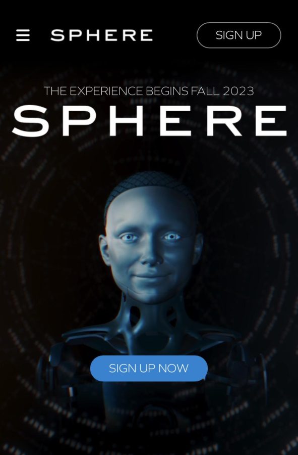 The MSG Sphere website