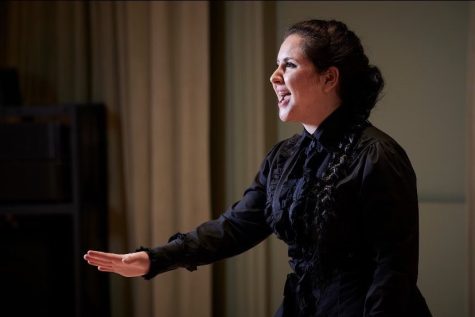 Josie Gordon auditioning at the Smith Center
