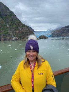 Ms. Fontenot on her trip to Alaska 
