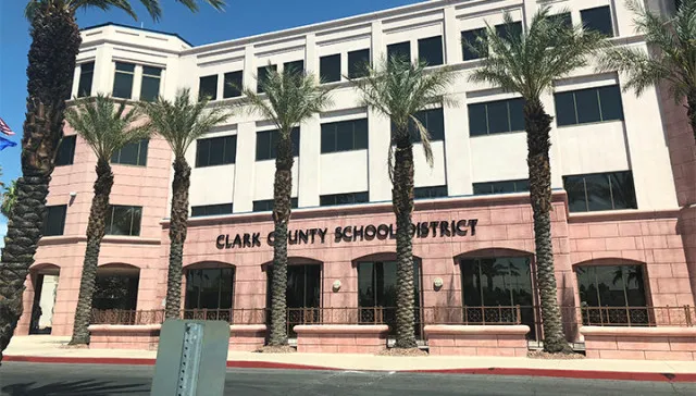 The+Clark+County+School+District+building.+