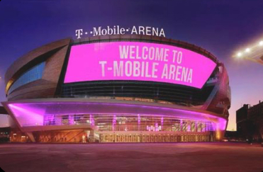 The T-Mobile Arena in Las Vegas