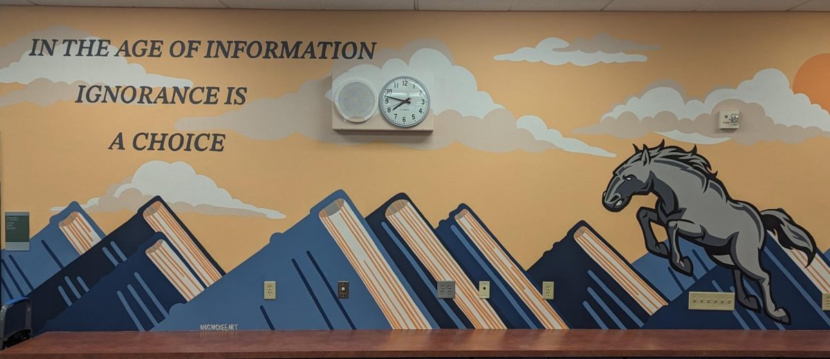 Wall Mural in Shadow Ridges Library!