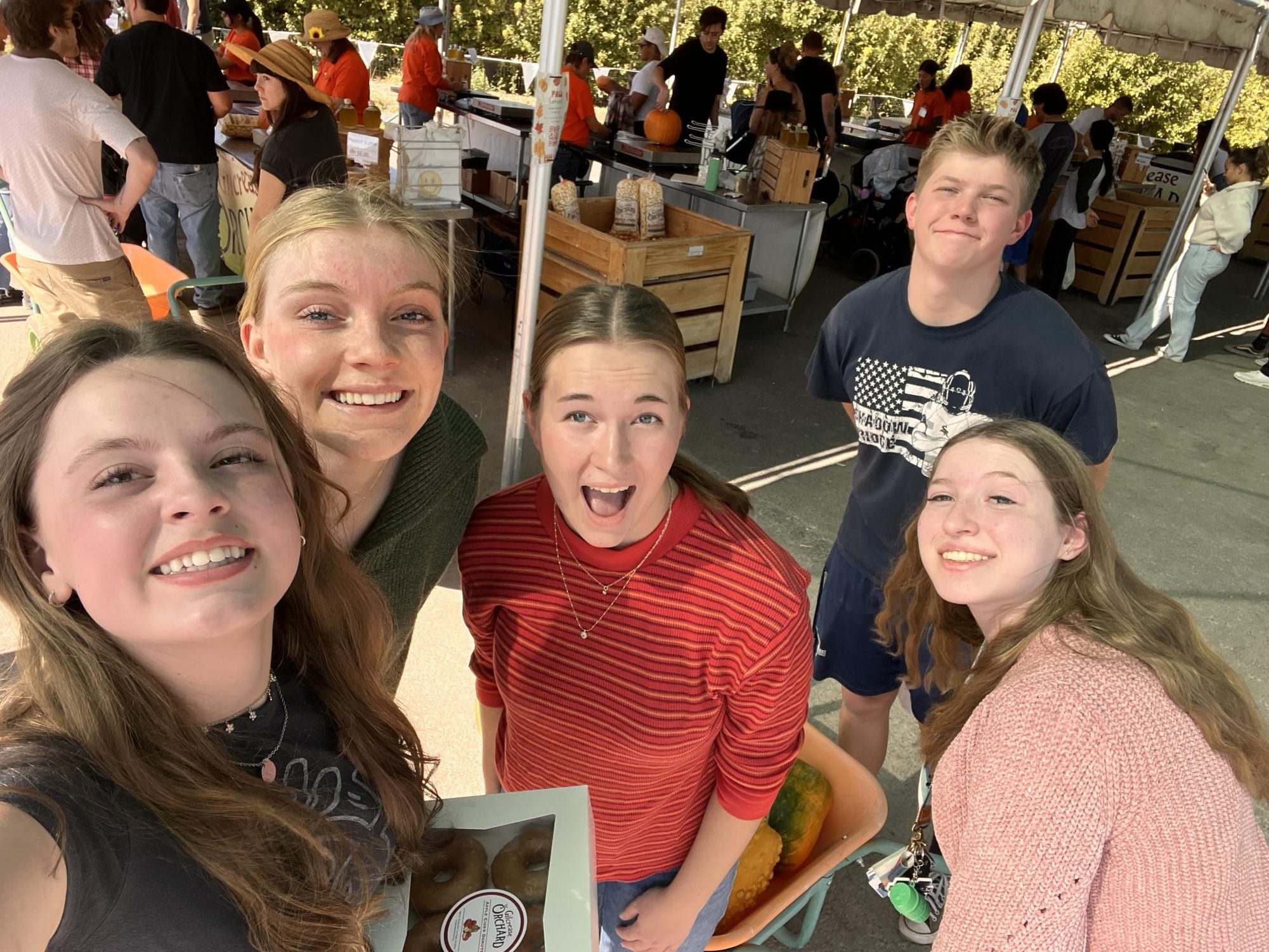 Shadow Ridge students enjoying time at a pumpkin patch!
