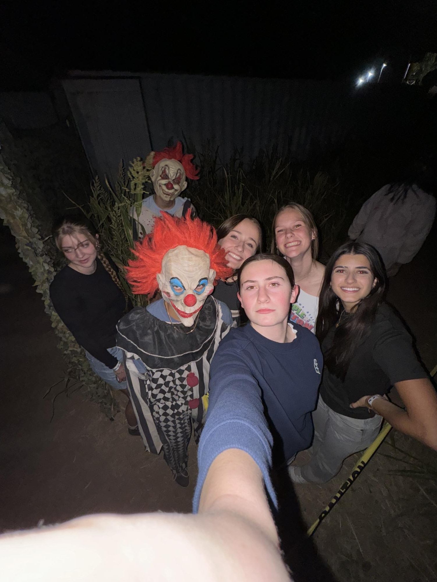 Shadow Ridge students at a haunted maze!