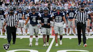 Mustang captains before a game.