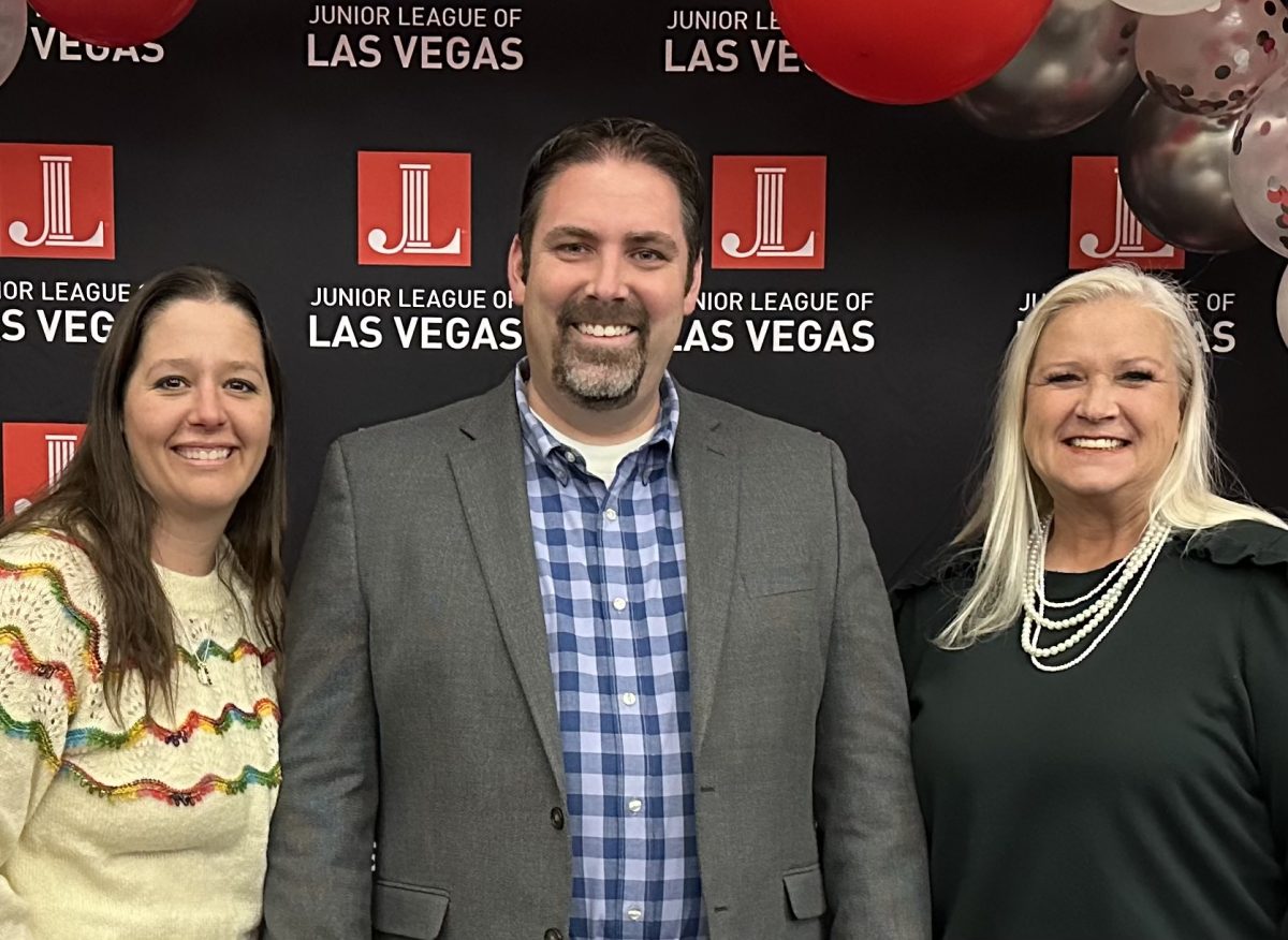 Austin Lewis and Missy Shipp at the JLLV reception