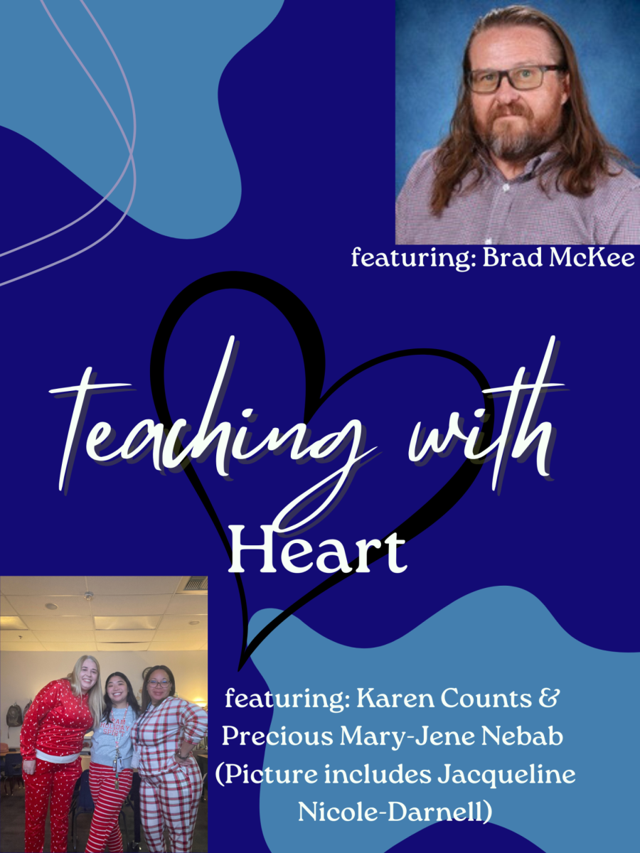 Teaching With Heart collage. (Bottom left picture provided by Precious Mary-Jene Nebab) (Made on Canva) 