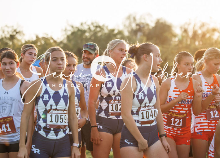 Stosich with her team preparing to race