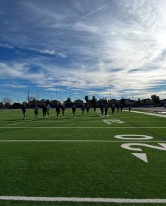 Athletes on the field