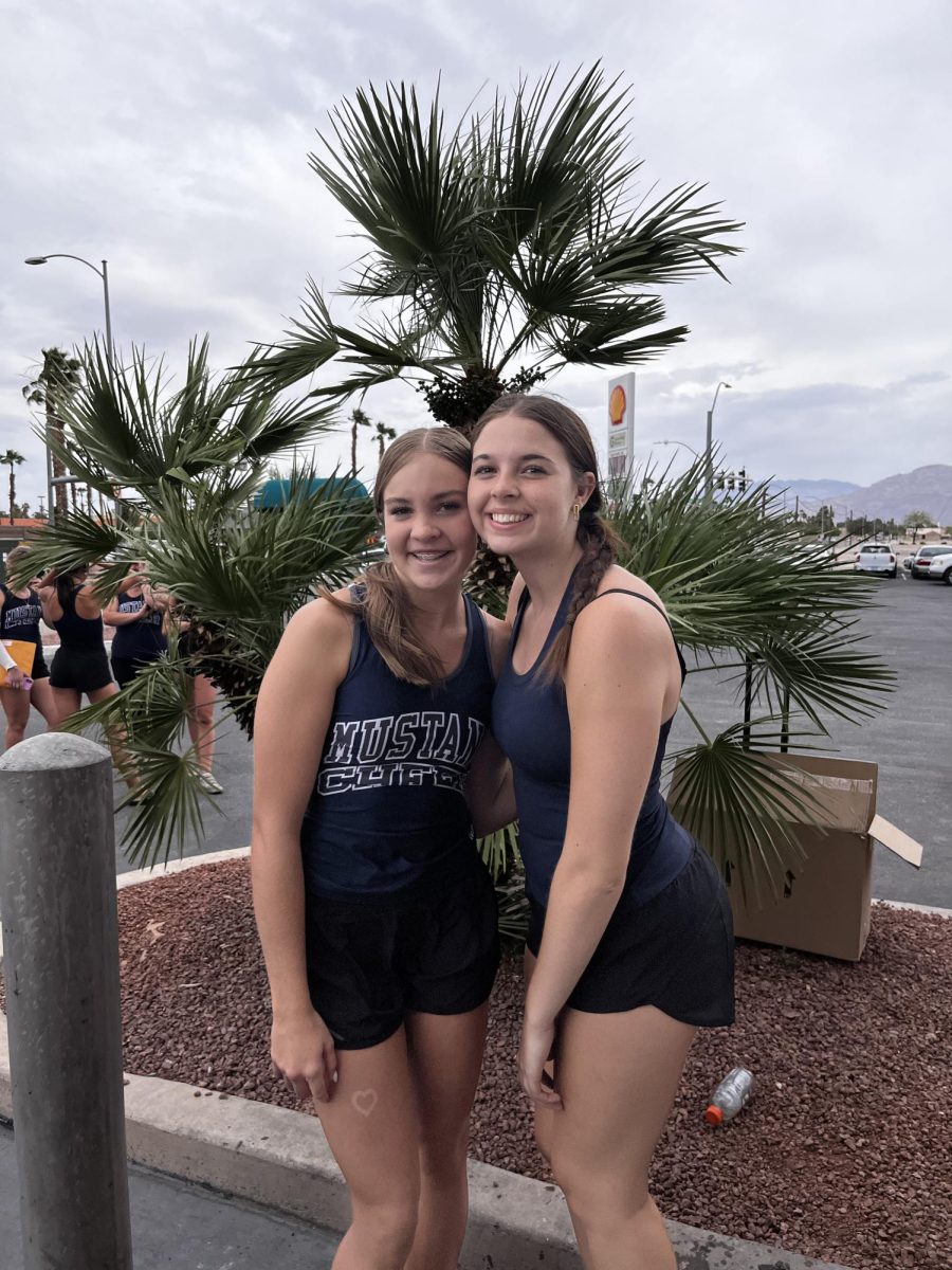 Brooke Hisey at the Shadow Ridge cheer carwash fundraiser.