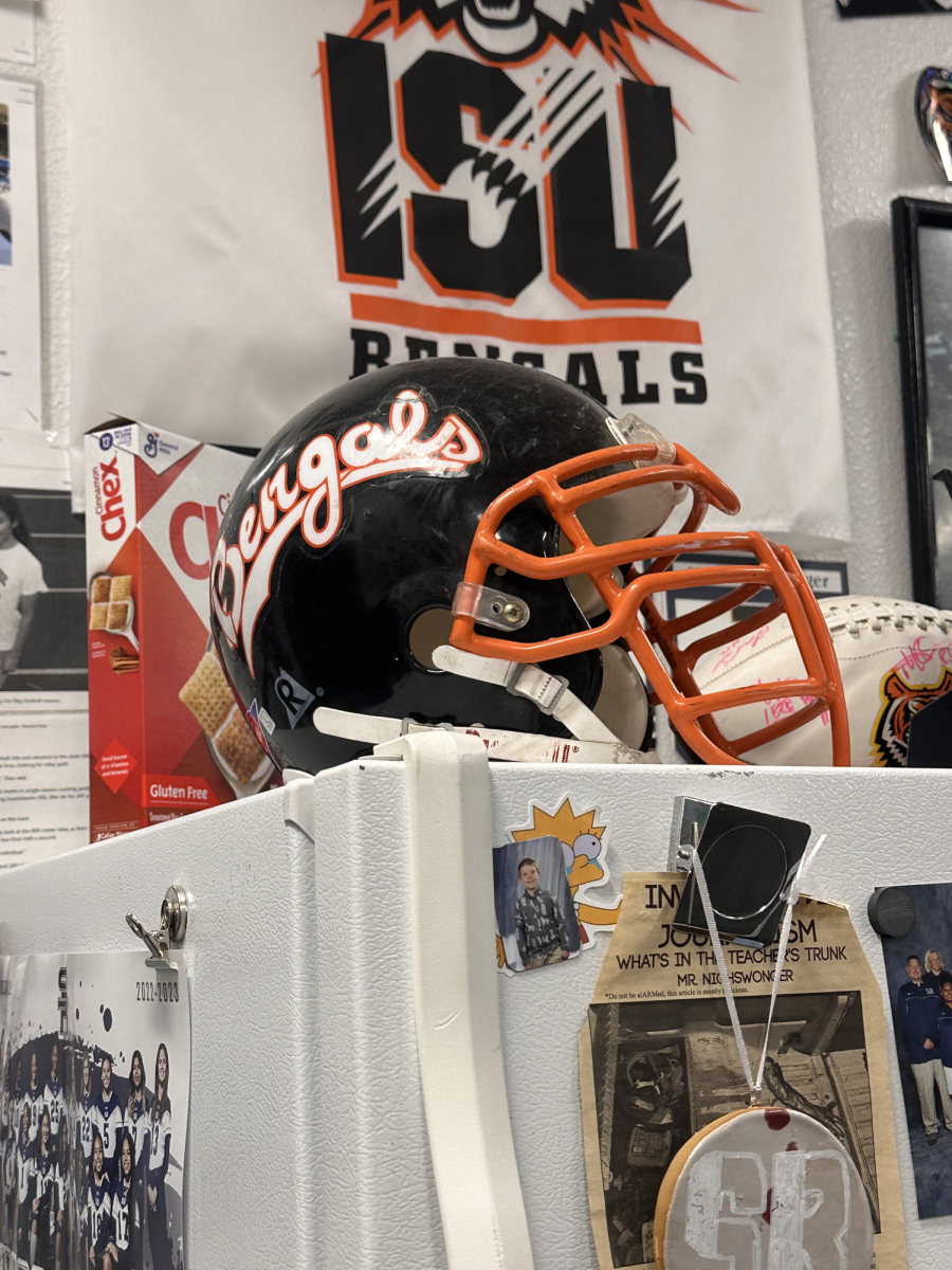 Idaho State football helmet