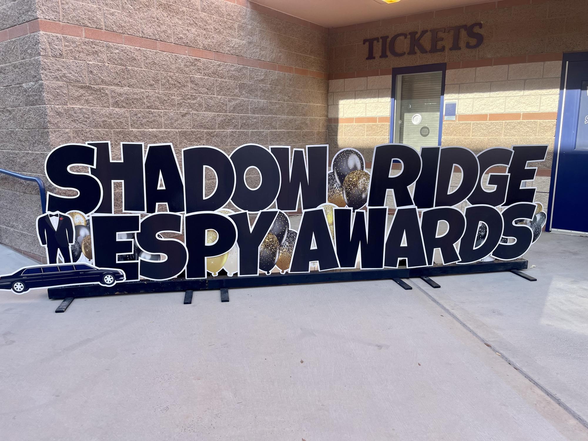 Sign at a previous ESPY Award Show