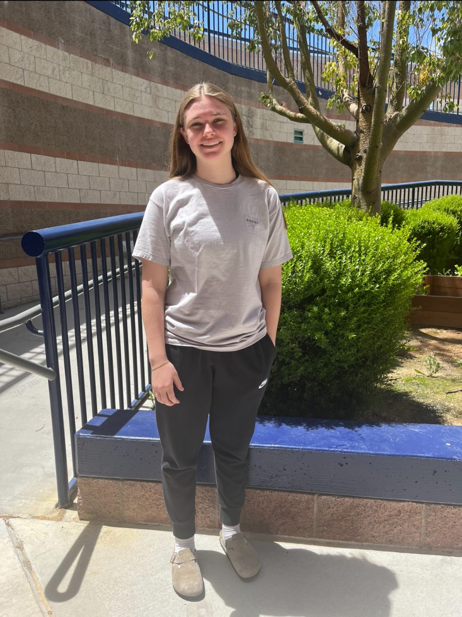 Karissa Murdoch in the quad