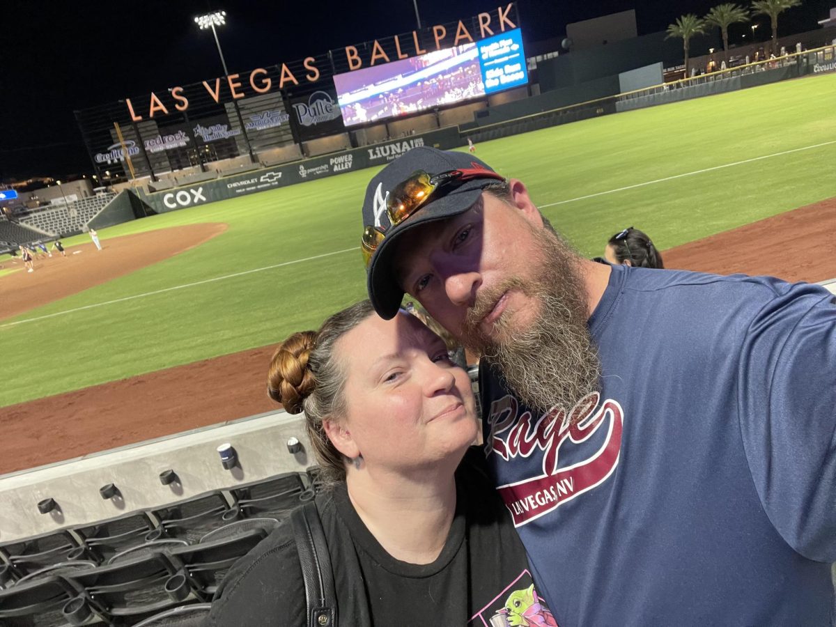 The Hartley's at a sports game