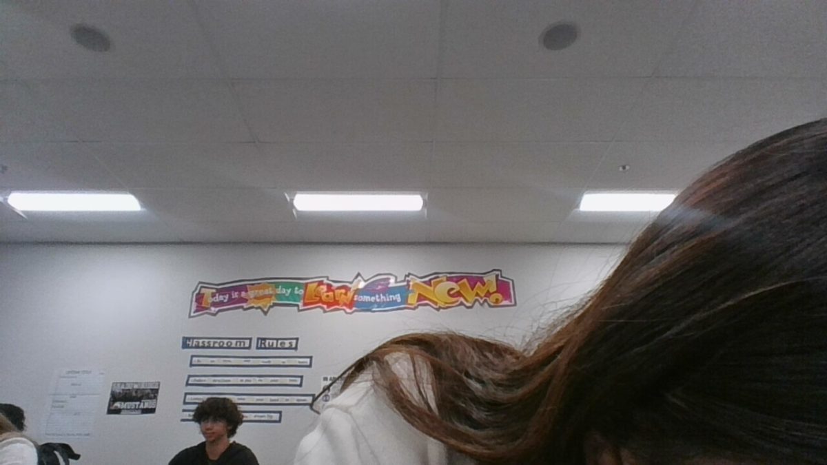 Photo in math class.
