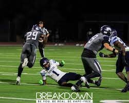 Trevin Young playing in the game vs shadow ridge vs canyon springs