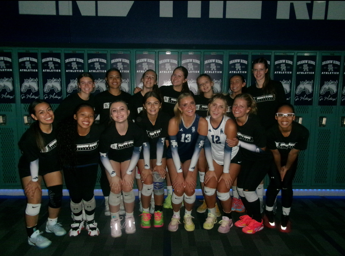 Shadow ridge varsity volleyball team