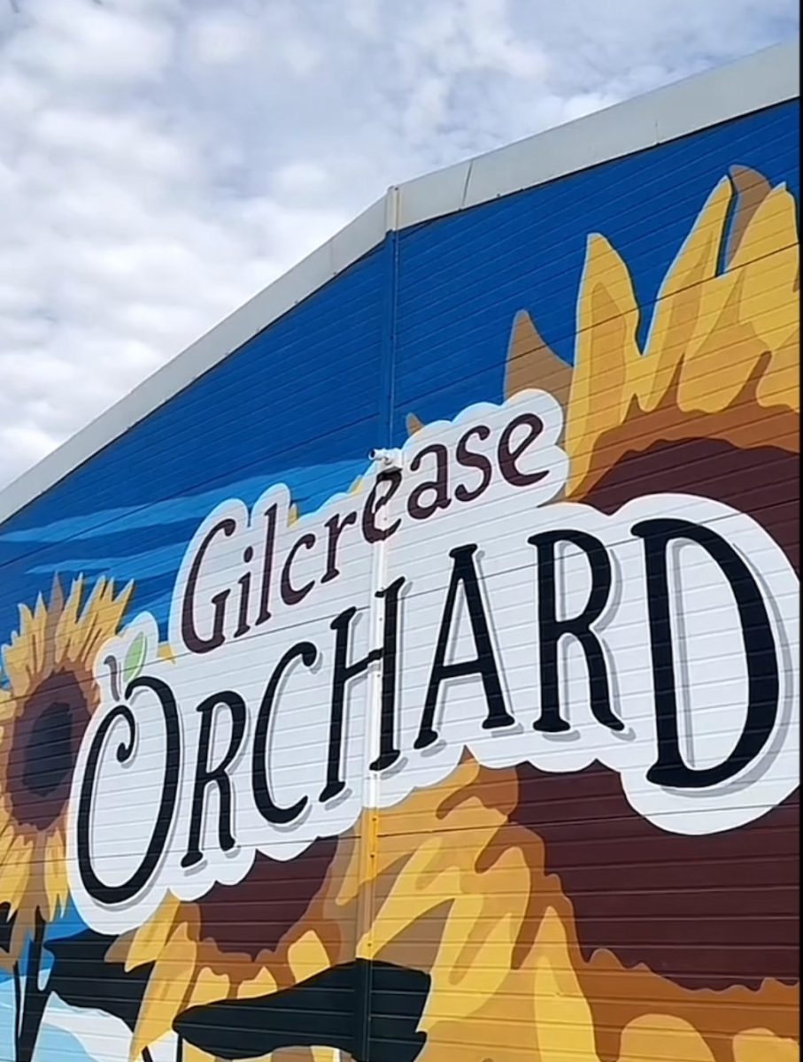 A mural at Gilcrease Orchards.