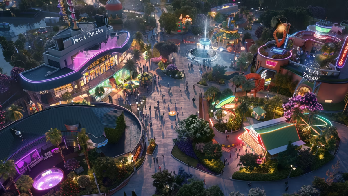 Nostalgia theme park concept