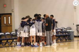 Team huddle after game 