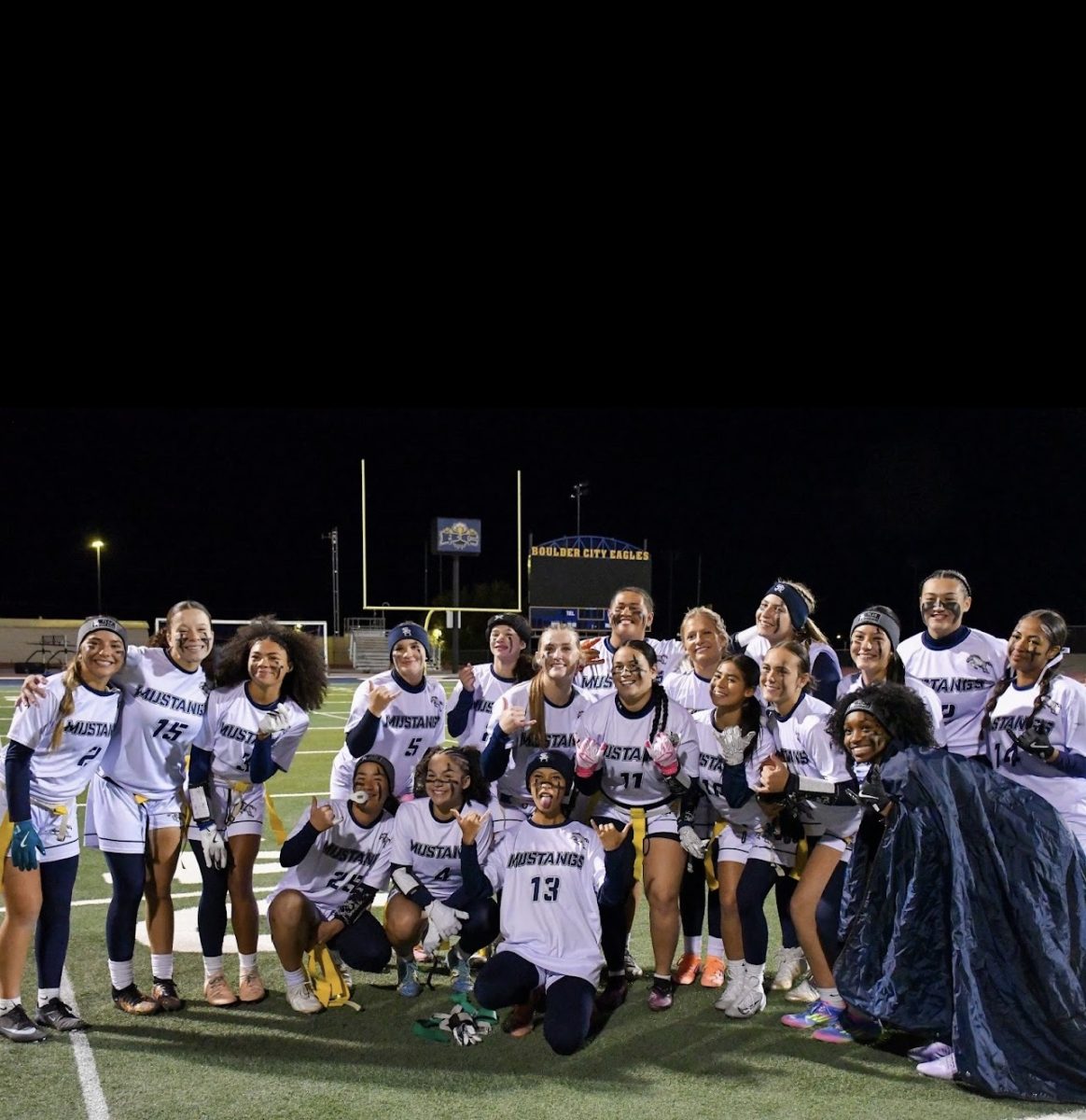 Mustangs after a win.