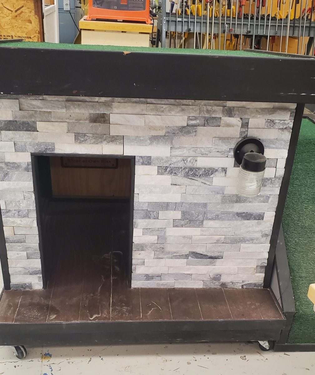 A fully functional dog house