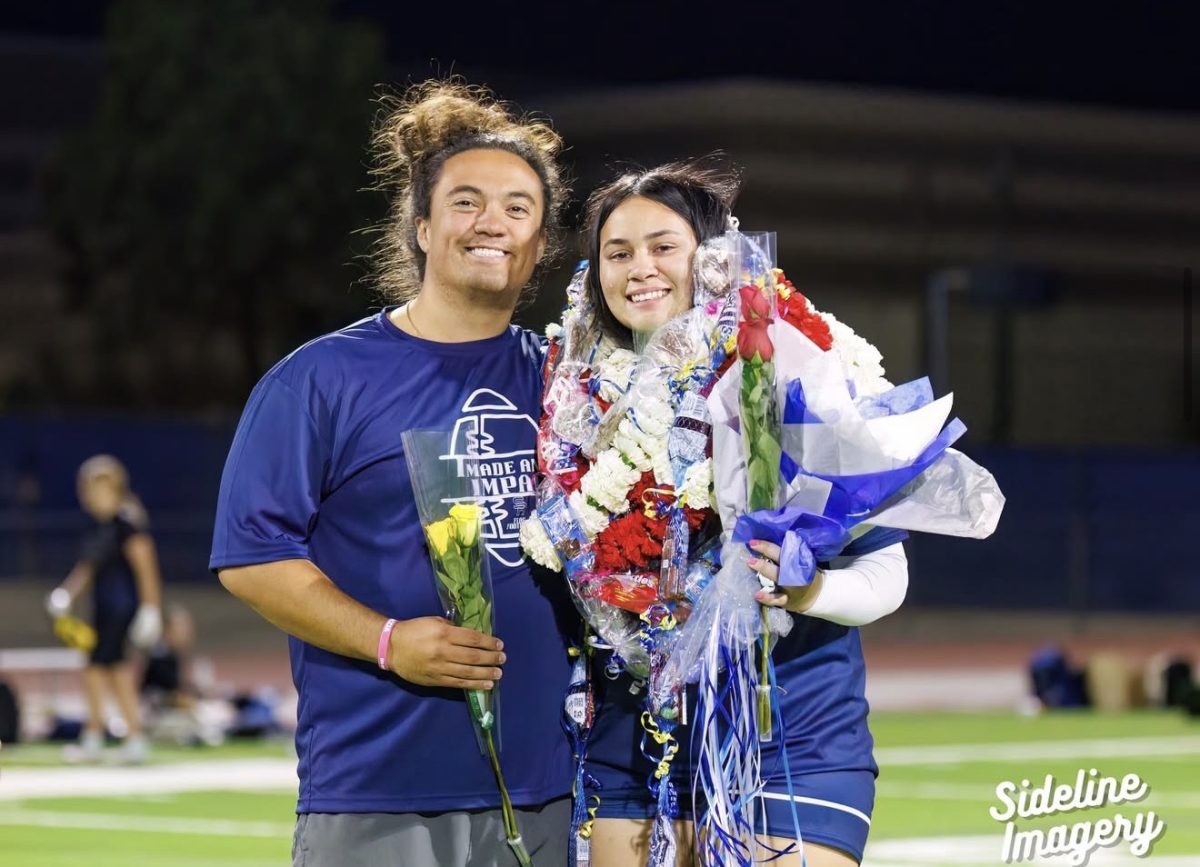 Brynne Alia and Coach Dubois.
