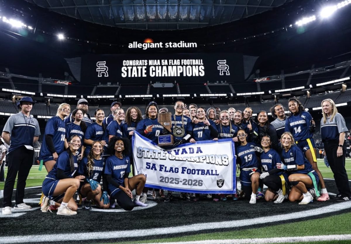 Flag girls after their win.