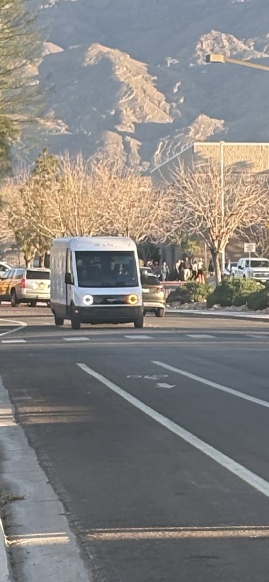 White Amazon truck