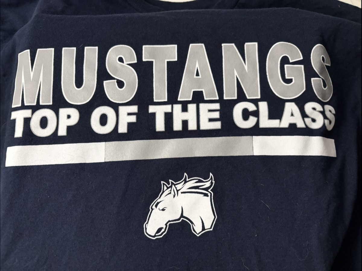 The "Mustangs Top of the Class" t-shirt.